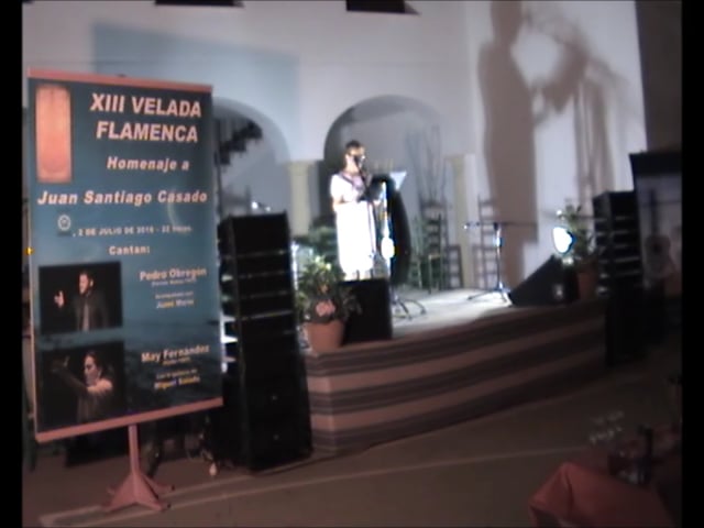 Homenaje a JUAN SANTIAGO CASADO XIII Velada Flamenca 
