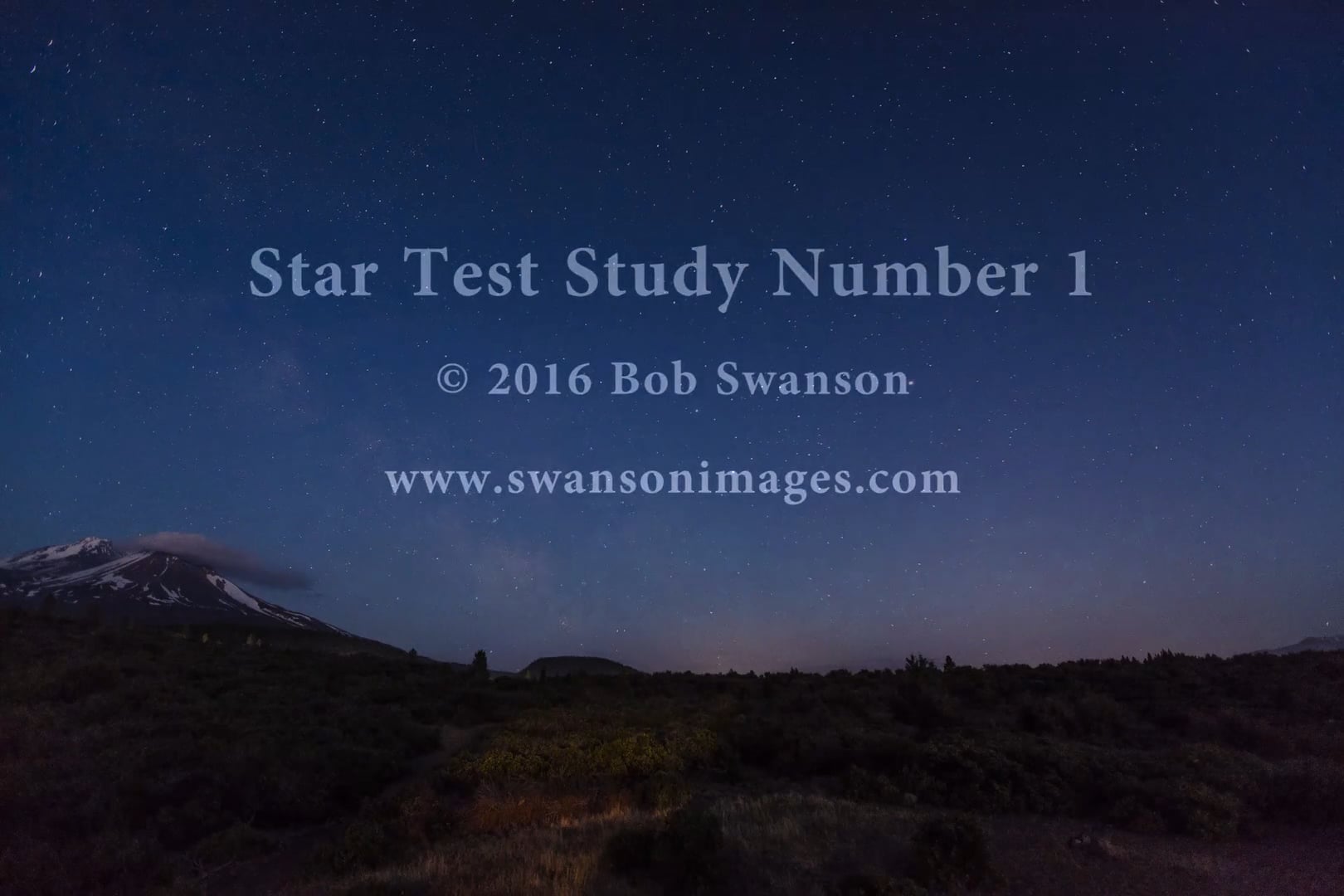 Star Test No 1