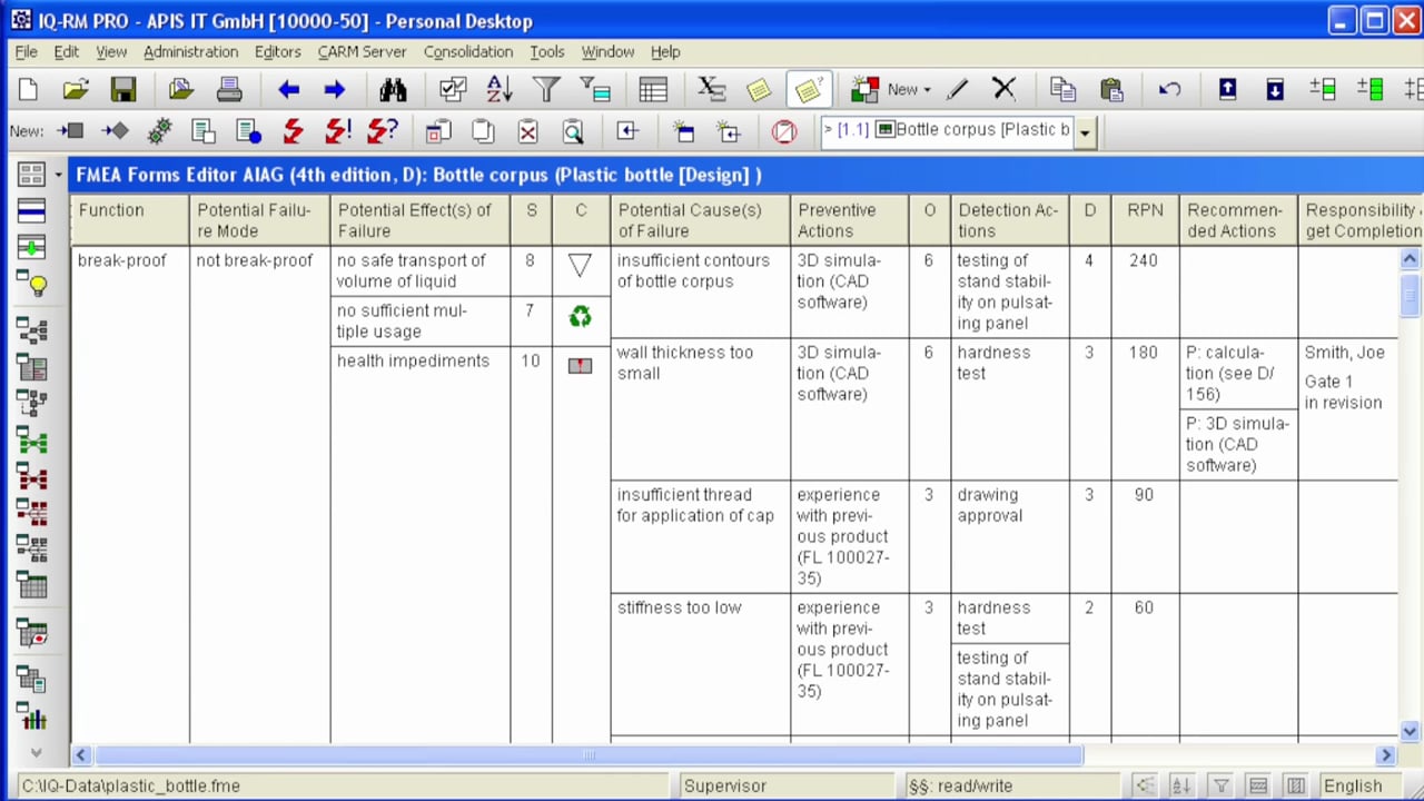 Introduction to apis iq software fmea made simple on vimeo