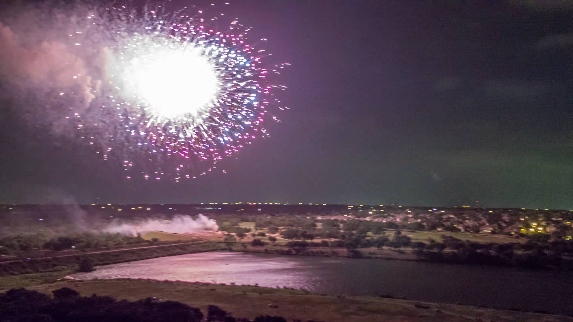 2016 Avery Ranch 4th of July Fireworks show captured by SkyCam Media