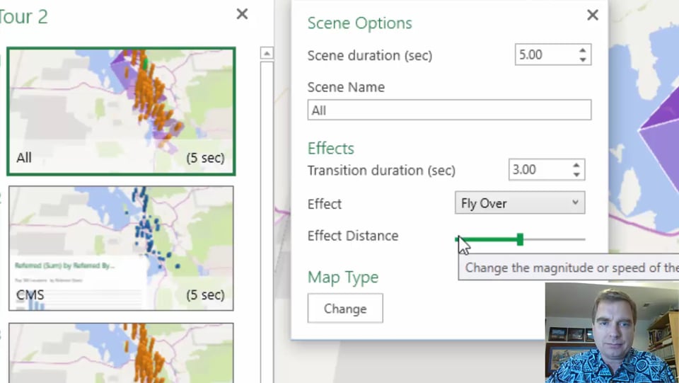 Excel Video 515 Scene Options in 3D Maps