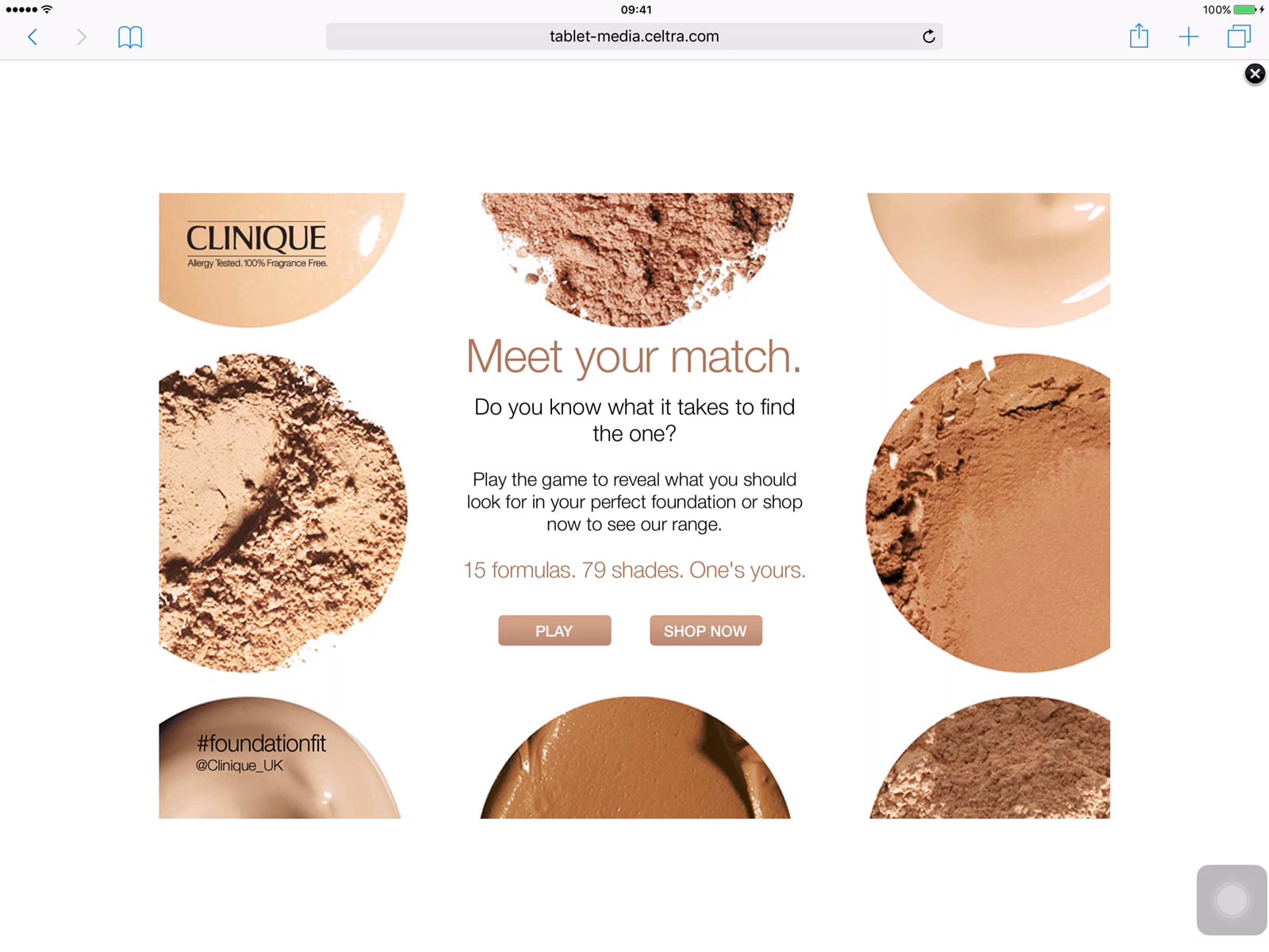 Clinique Foundation Finder on Vimeo