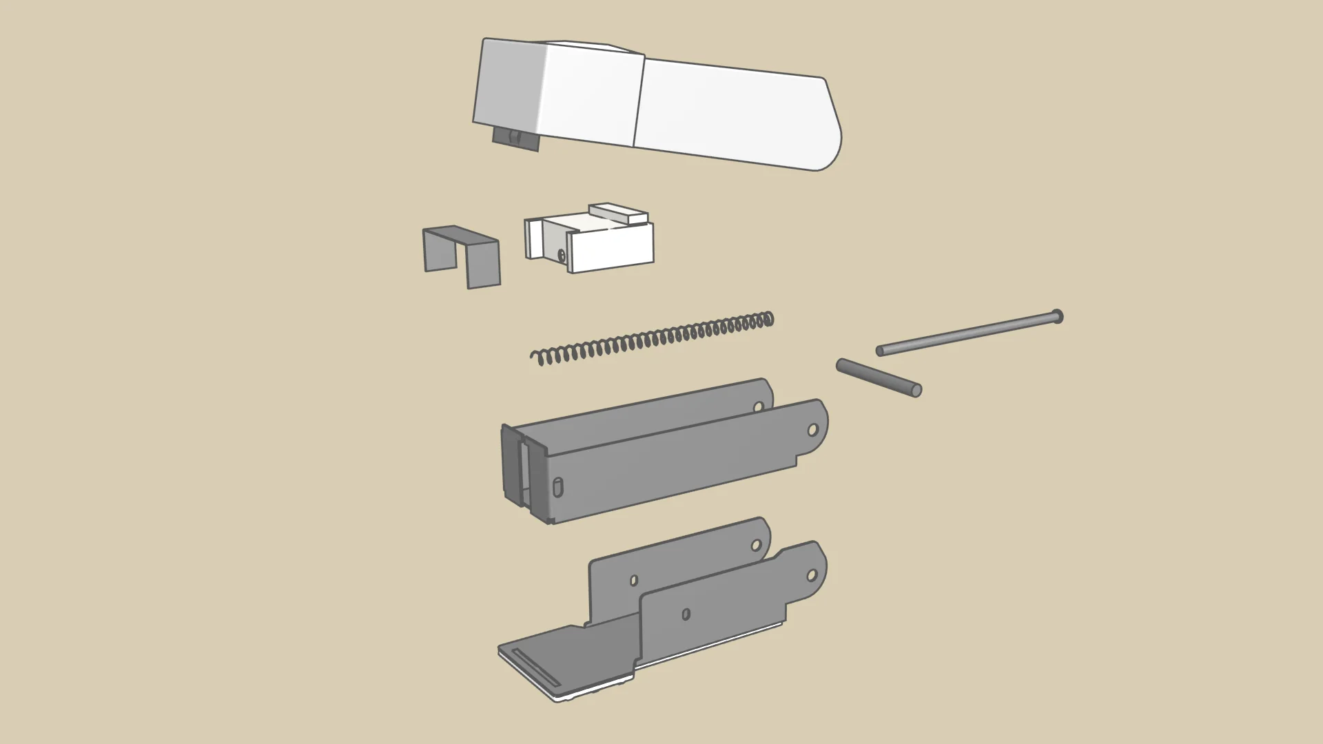 Stapler - Exploded View on Vimeo