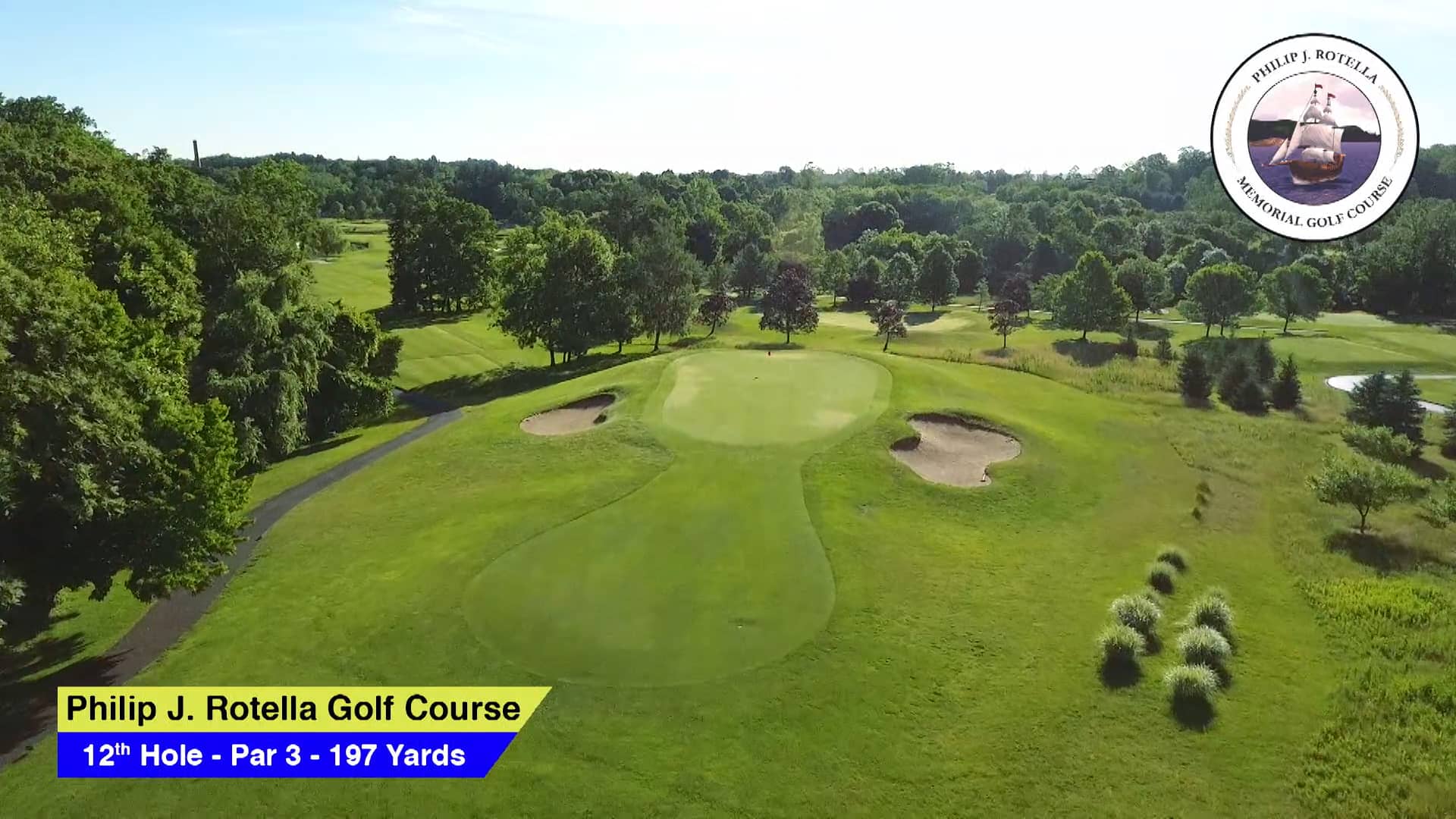 Rotella Golf Course 12th Hole Flyover on Vimeo