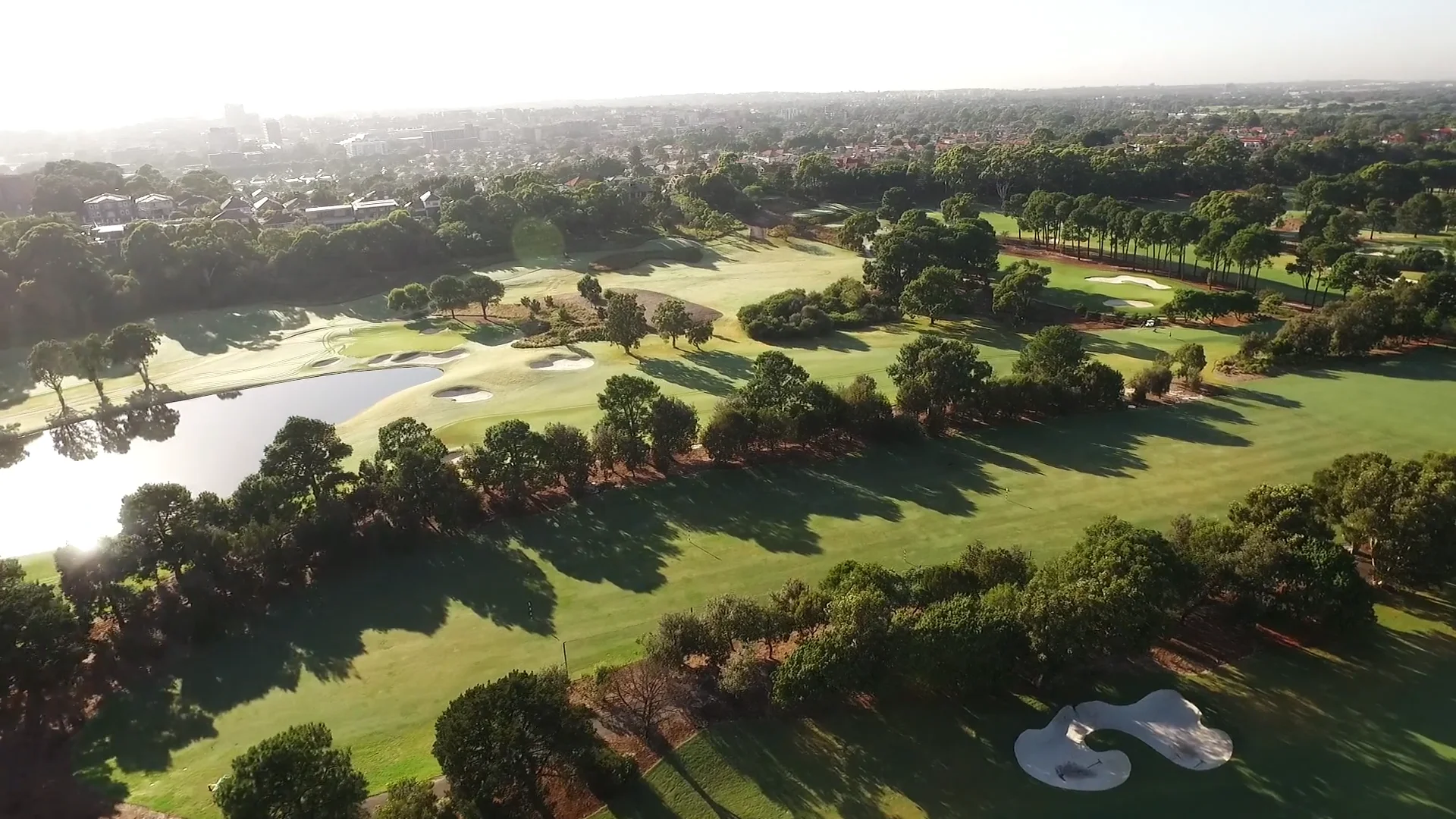 sachin and babi light blue dress First Look at The Royal Sydney Golf Club Upgraded Course main image 1