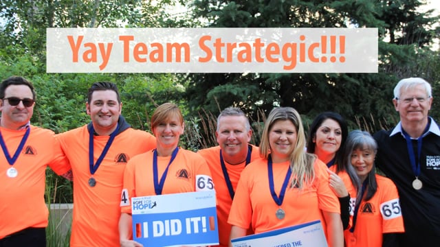 Team Strategic participate in Make-A-Wish Rope for Hope challenge
