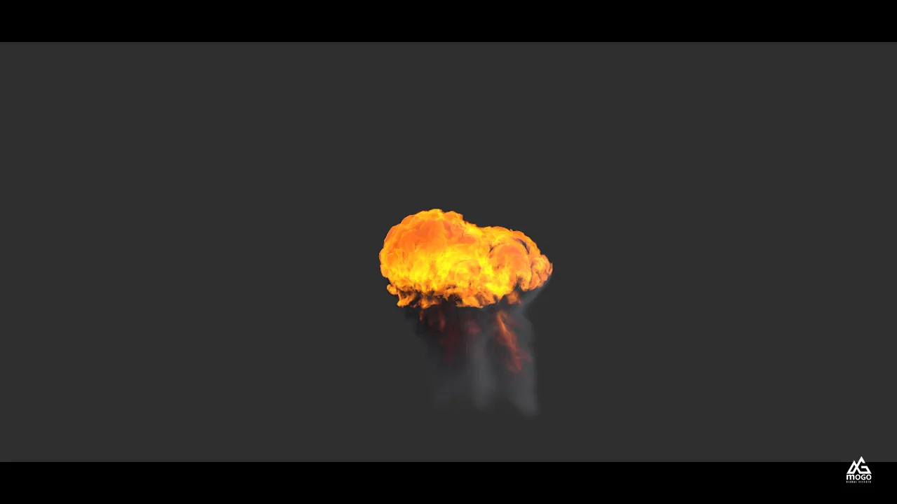 Realistic explosion using TurbulenceFd & XPartecler test in C4D on Vimeo