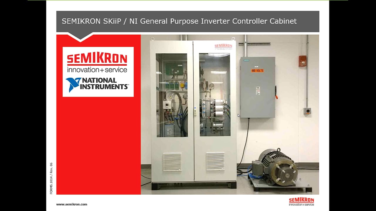Video: Demonstration of 100 kW, 480 VAC Grid Tied Inverter with Bi ...