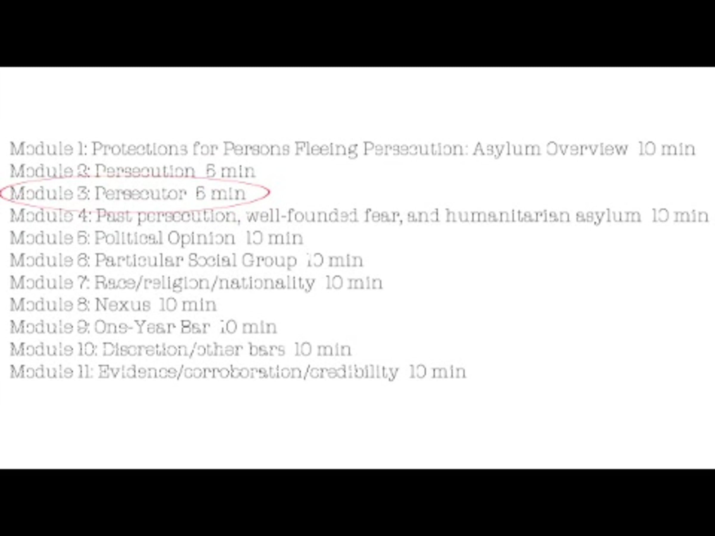 Module-3-Persecutor | Videos & Movies on Vimeo