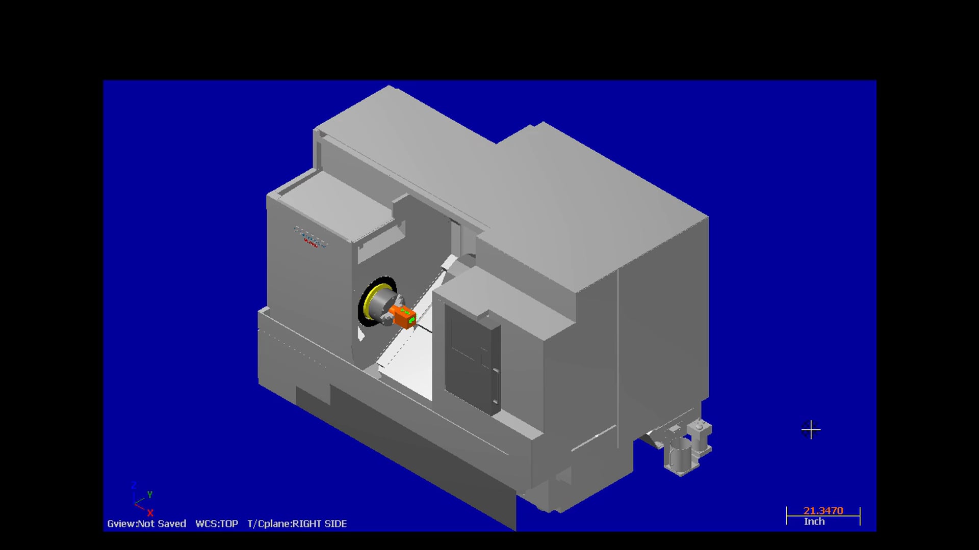 Lathe with Mill Coordinate System