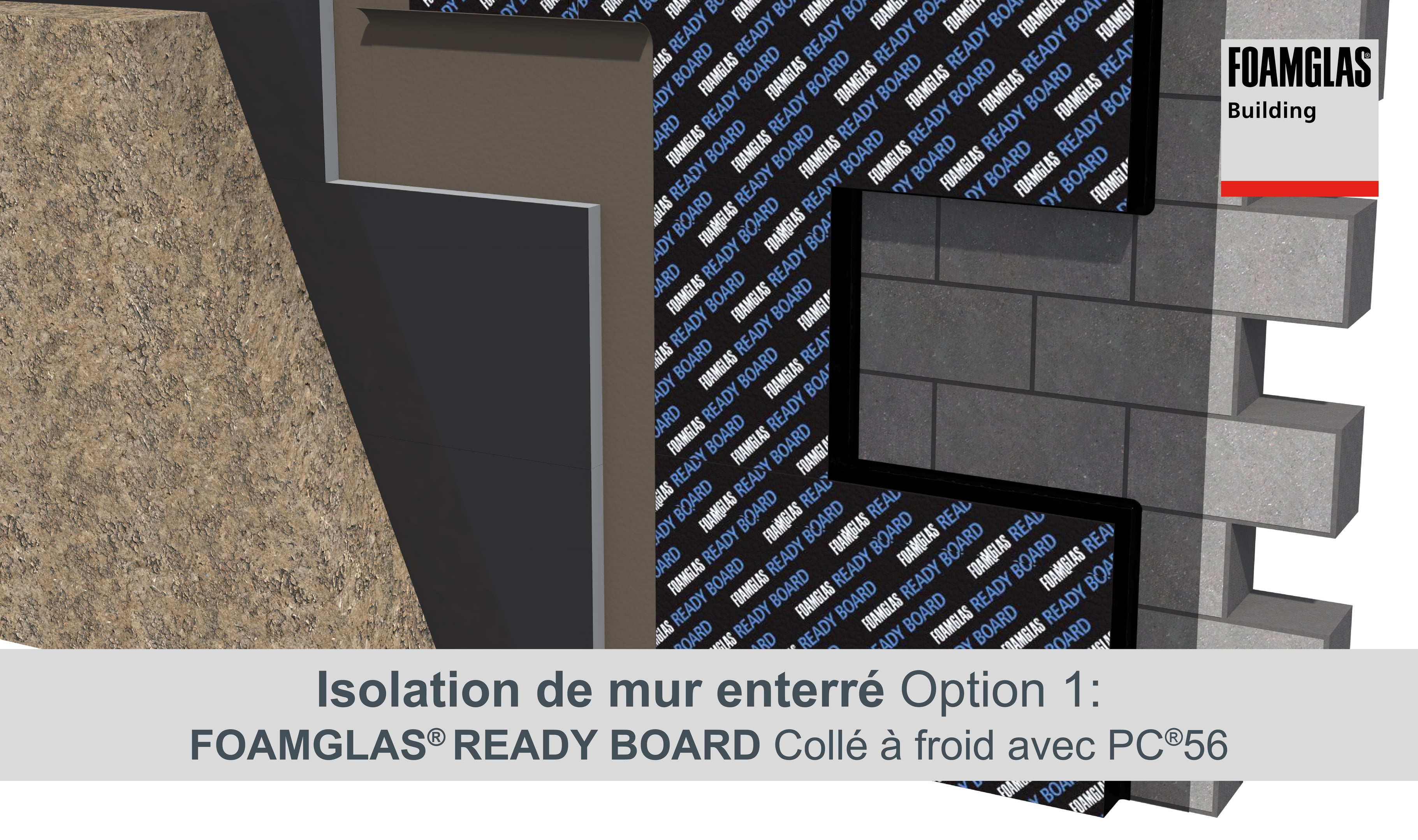 1B. Isolation de mur enterré Option 1 FOAMGLAS® READY BOARD on Vimeo — free download