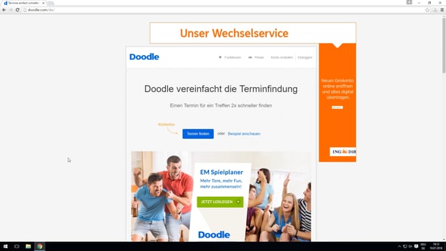 Doodle - Termine einfach finden