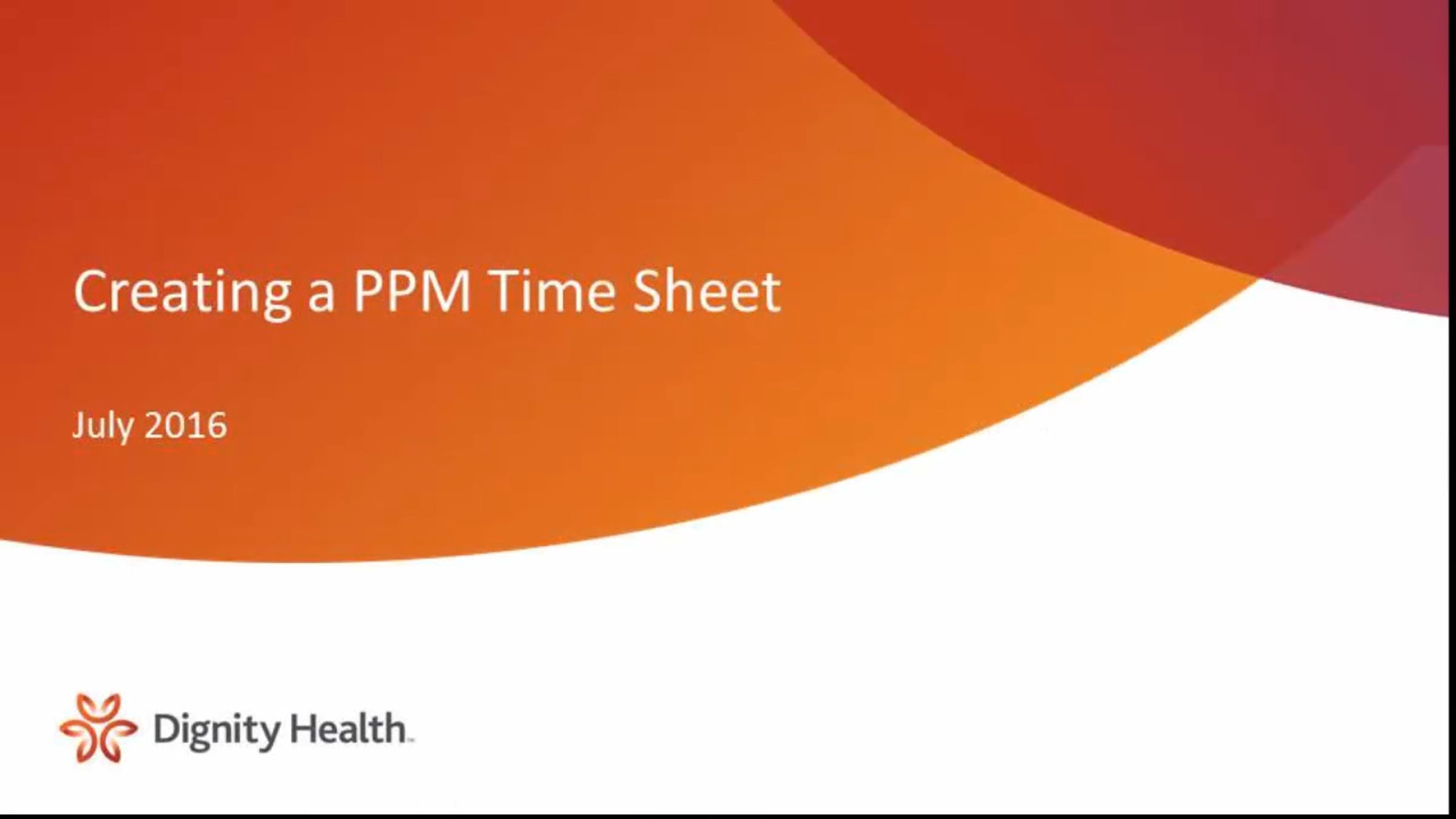 PPM Time Sheet Entry July 2016 | Videos & Movies on Vimeo