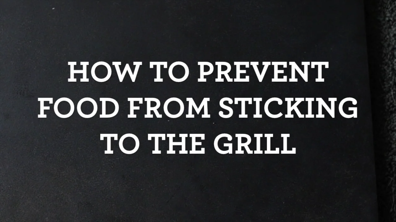 How to Prevent Food From Sticking to the Grill on Vimeo