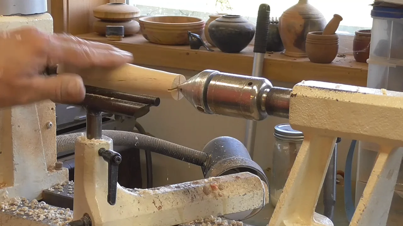 Using the spindle gouge on Vimeo