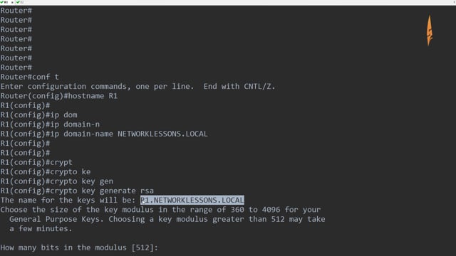 Ripples kultur lanthan How to configure SSH on Cisco IOS