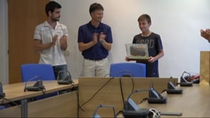 Recepció Iker Gonzàlez, campió d'Espanya