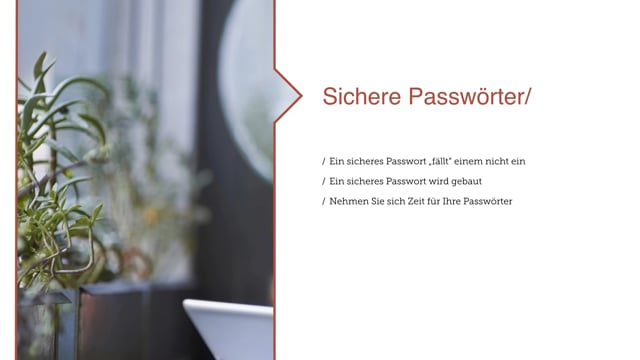 Gutes und sicheres Kennwort