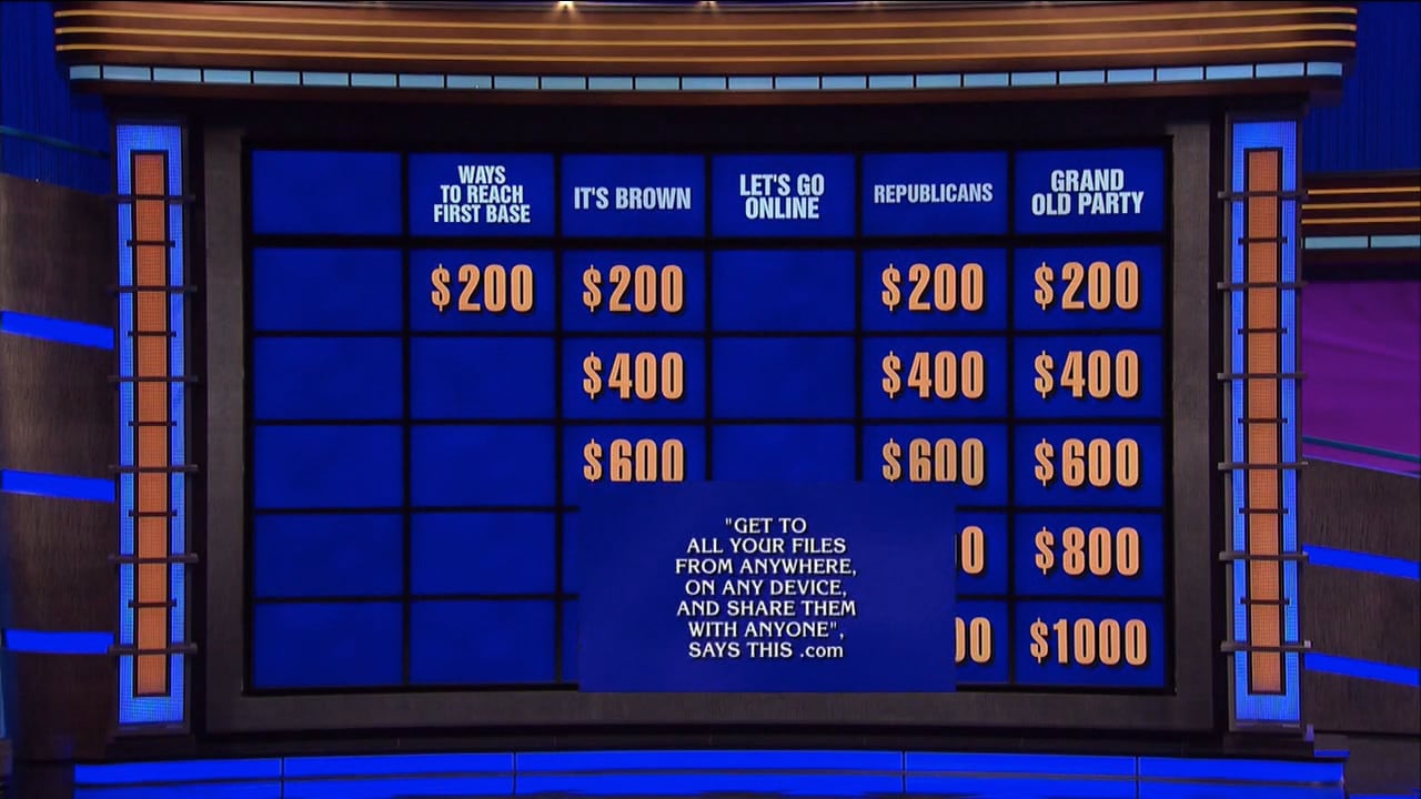 Jeopardy on Vimeo