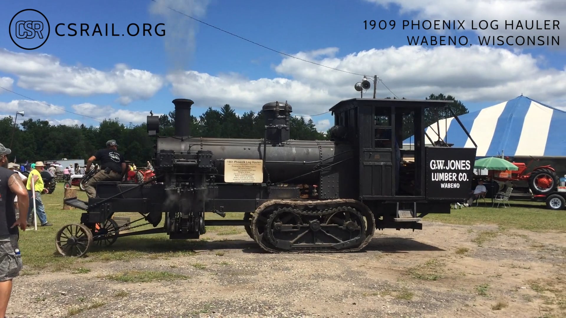1909 Phoenix Log Hauler in Wabeno, Wisconsin on Vimeo