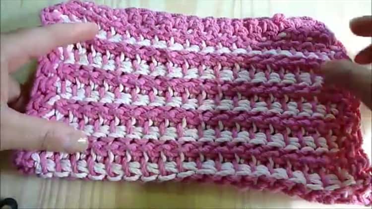 Espiral de ganchillo tunecino - Crochet tunecino