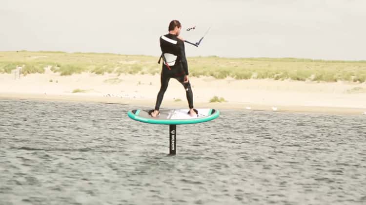 Brunotti RDP Glider worlds first inflatable kiteboard