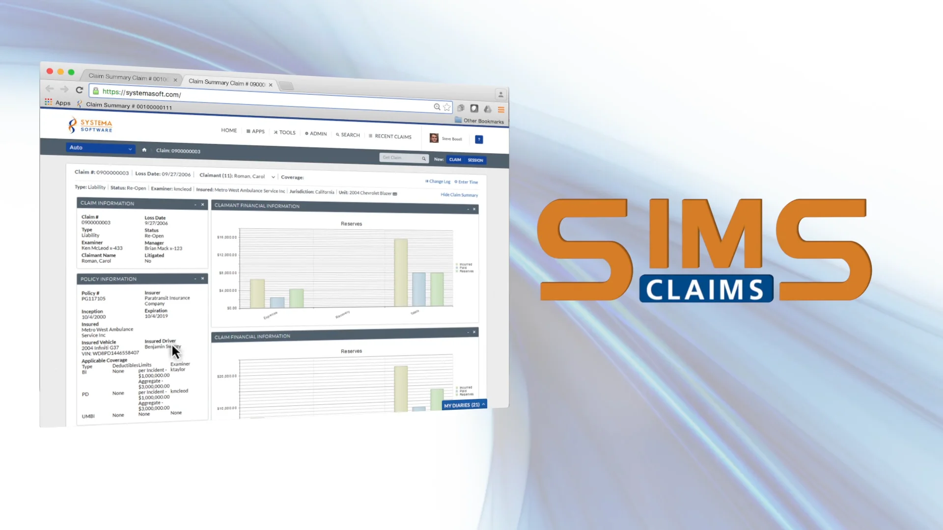 Experience the New SIMS Claims User Interface on Vimeo