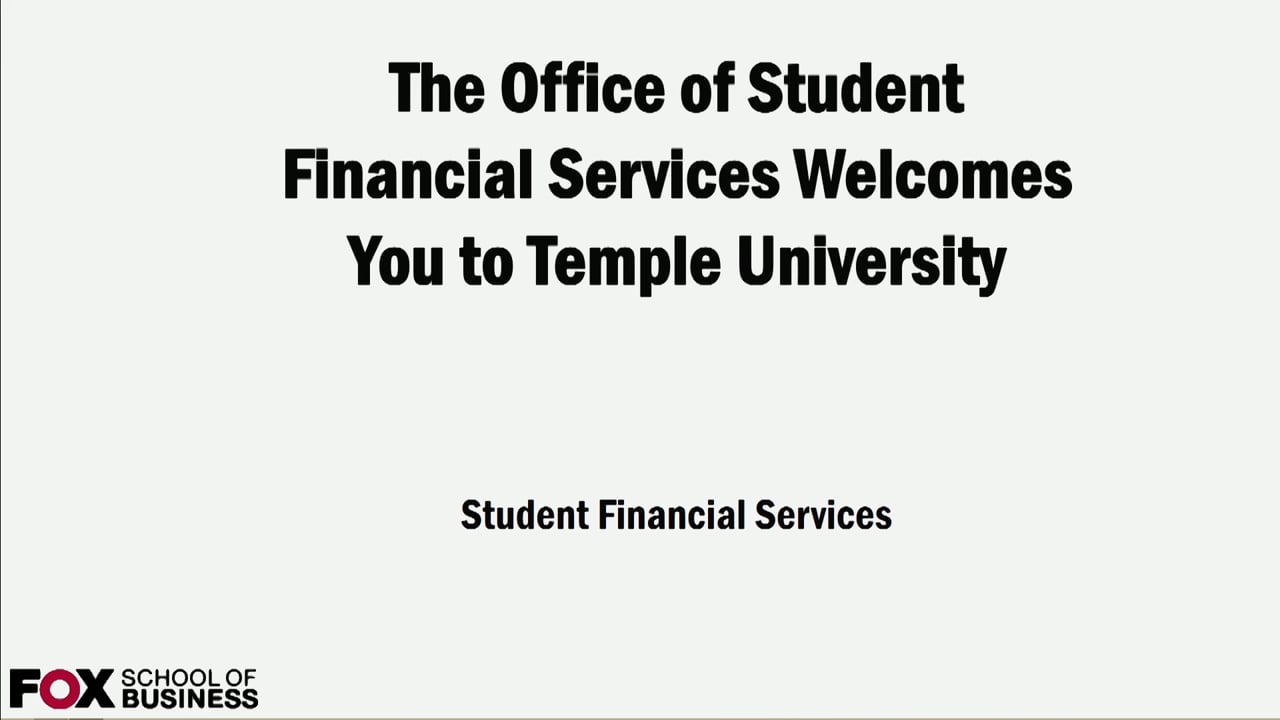 Graduate Student Financial Services