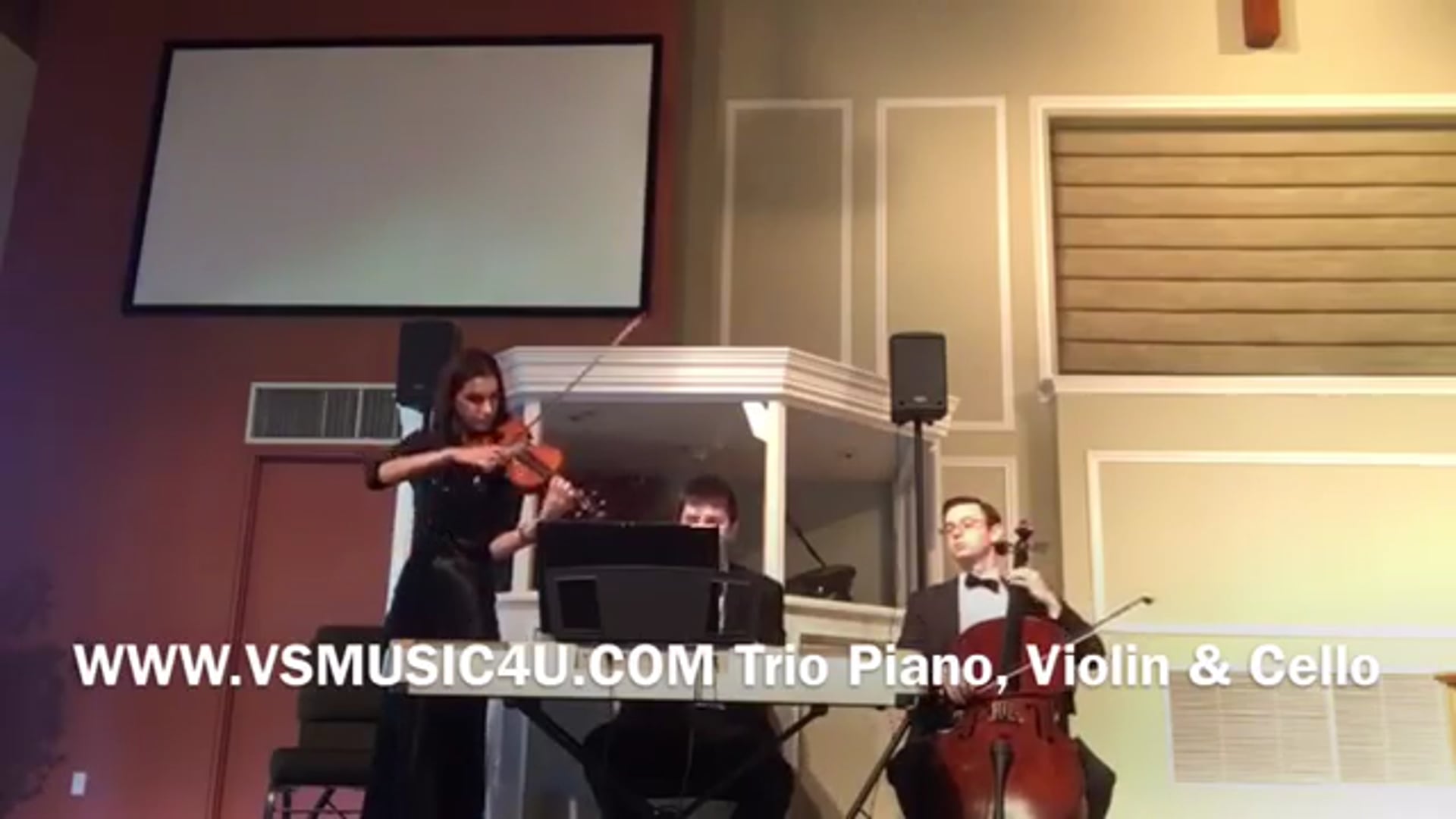 Promotional video thumbnail 66 for VSmusic4u Wedding & Event Musicians