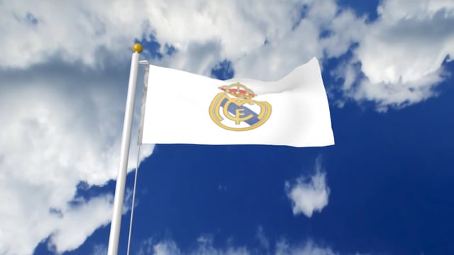 Bandera del Real Madrid ondeando en: video de stock (totalmente libre de  regalías) 31715464