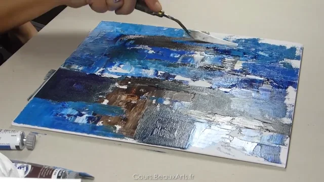 PEINTURE AU COUTEAU - LES BASES DU DESSIN  et de la peinture