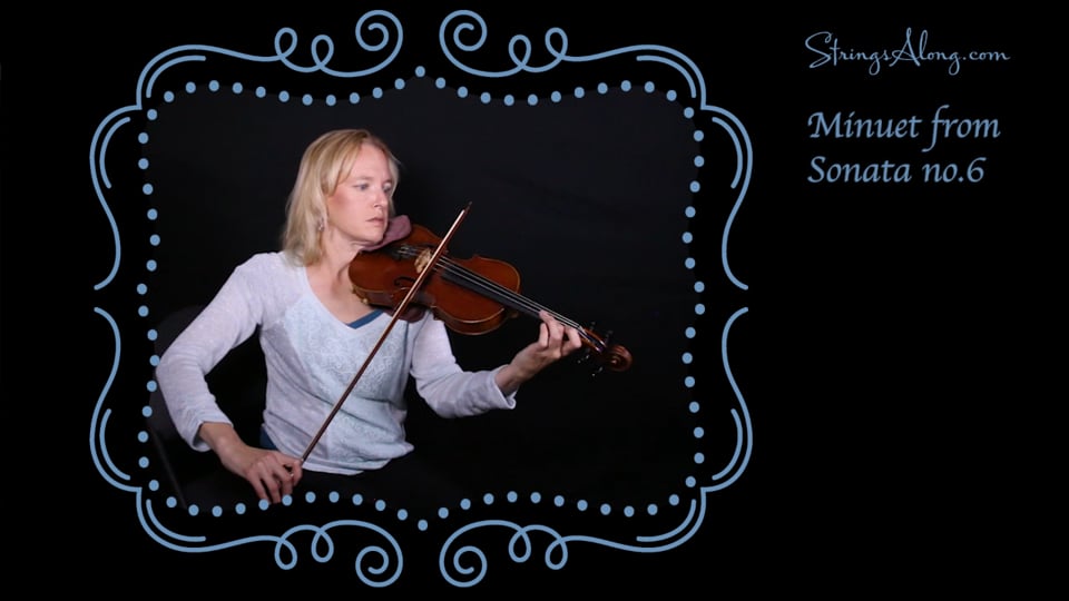 458.01.02 Minuet from Sonata no.6 +Vi