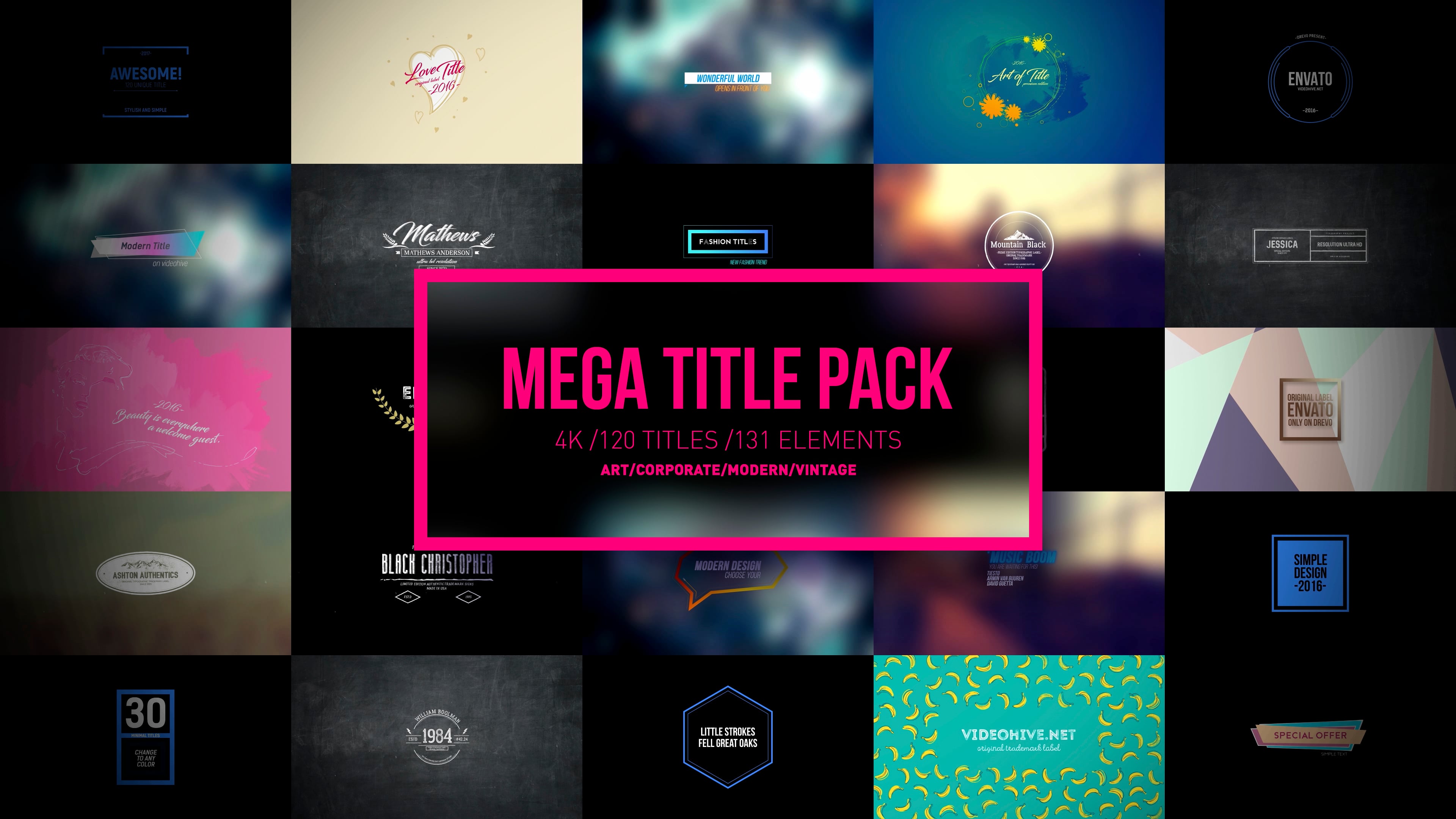 Проект AE title Box. AE element Mega Pack titles. Title Pack. A E Vintage Opener Videohive Project.