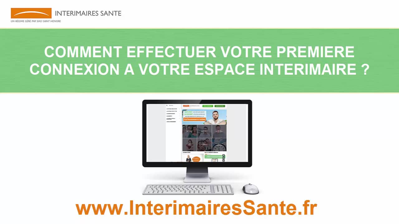 INTÉRIMAIRES SANTÉ - Aide à la première connexion on Vimeo