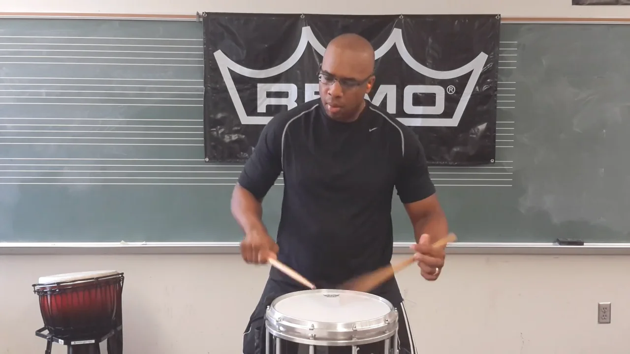 The Emperor's Crown for rudimental snare drum by Greg Jackson on Vimeo