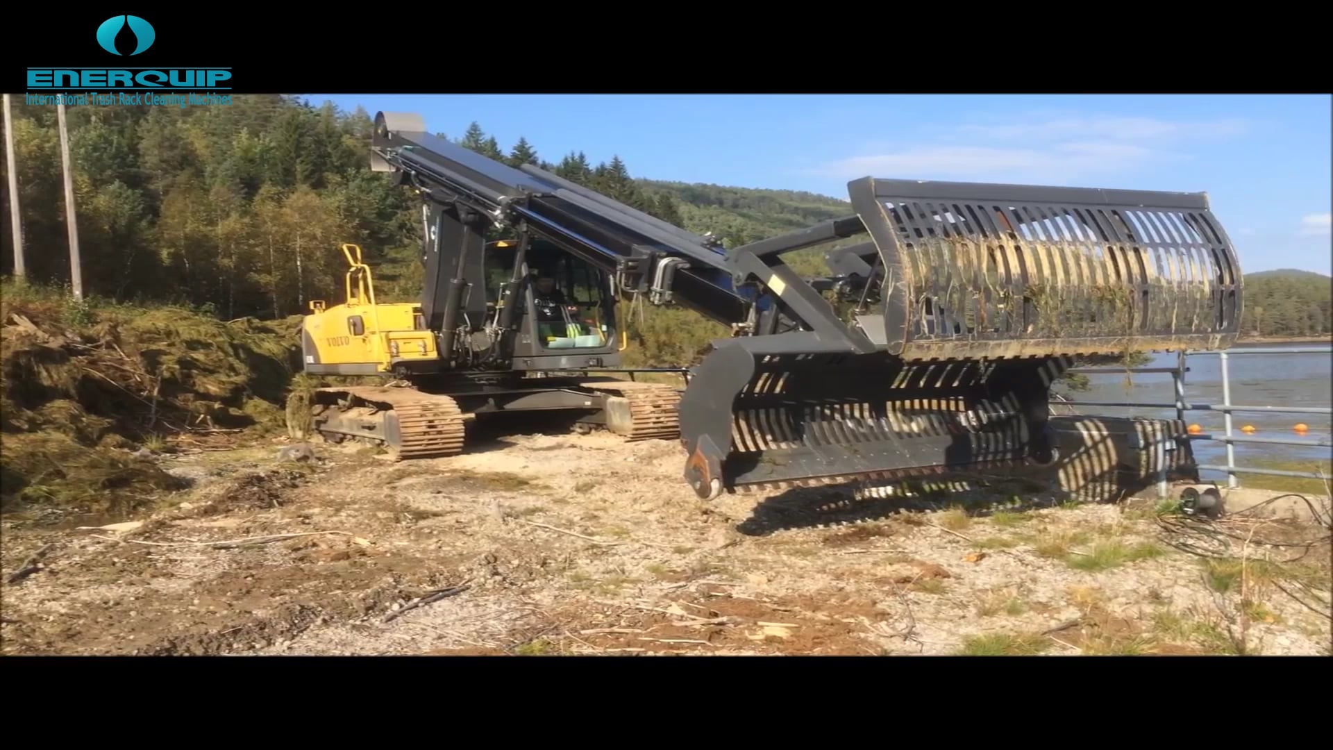 Enerquip Mobile TRCM at Bjelland Hydropower station on Vimeo