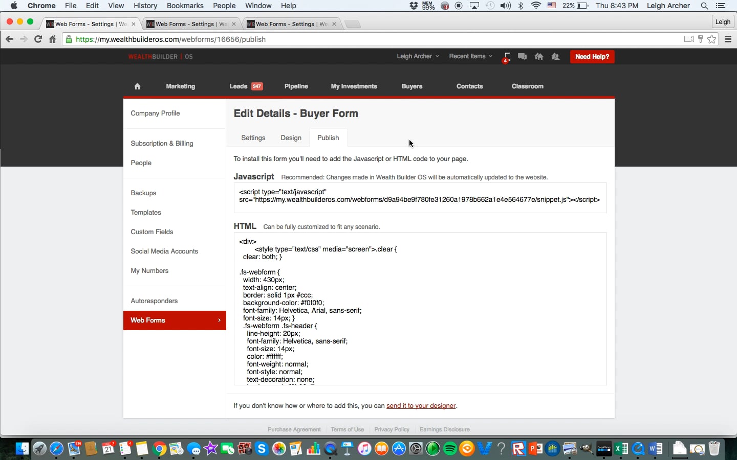 Web Forms on Vimeo
