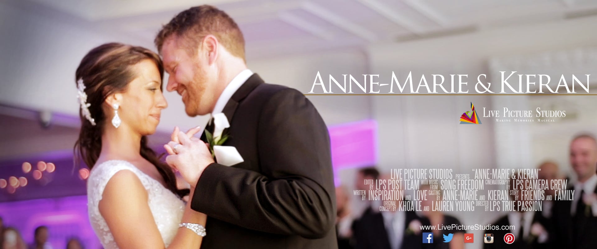 Anne-Marie and Kieran Wedding Highlight at the Westmount Country Club, NJ