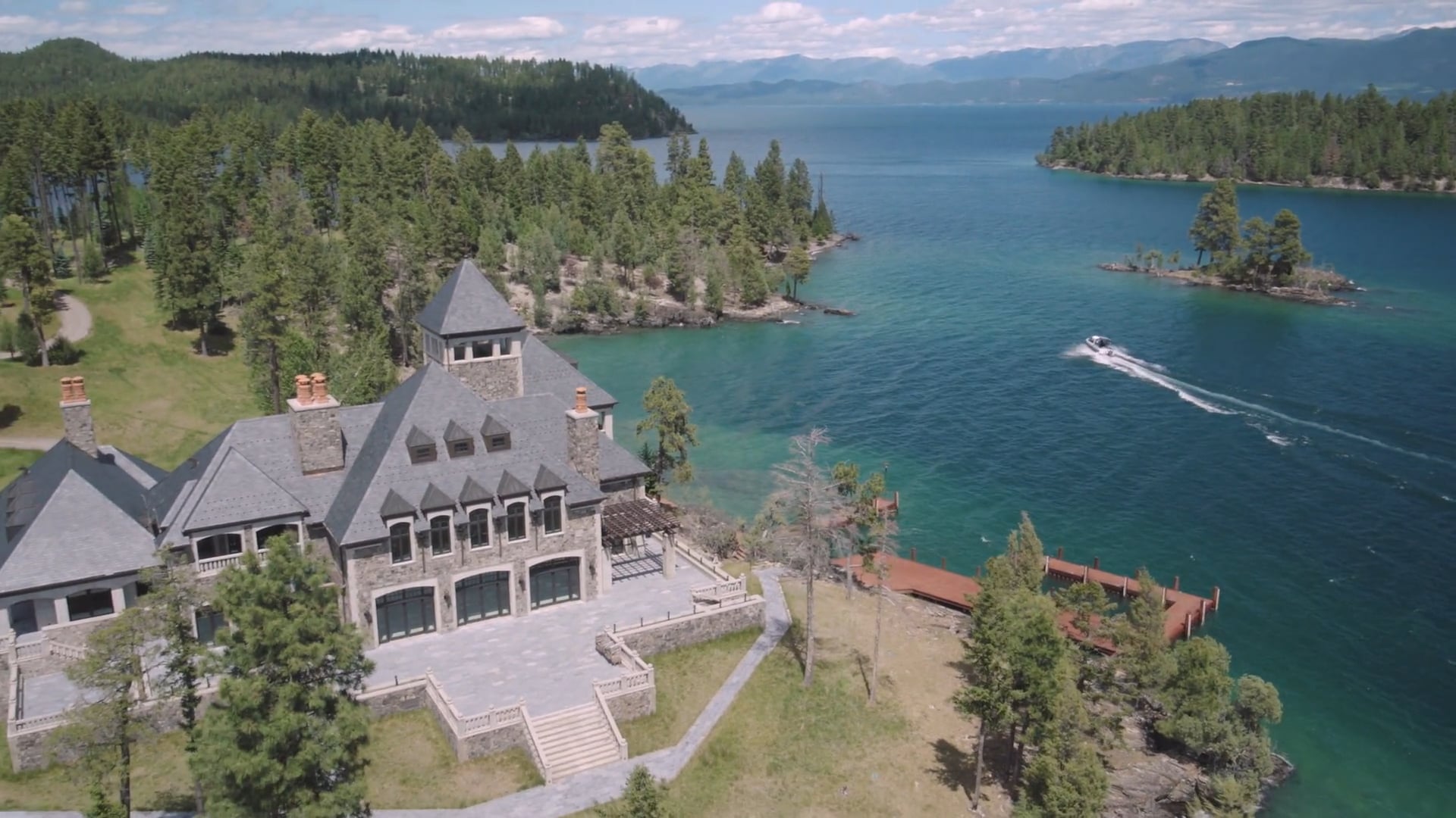 Shelter Island, Flathead Lake, Private Island Estate For Sale on Vimeo
