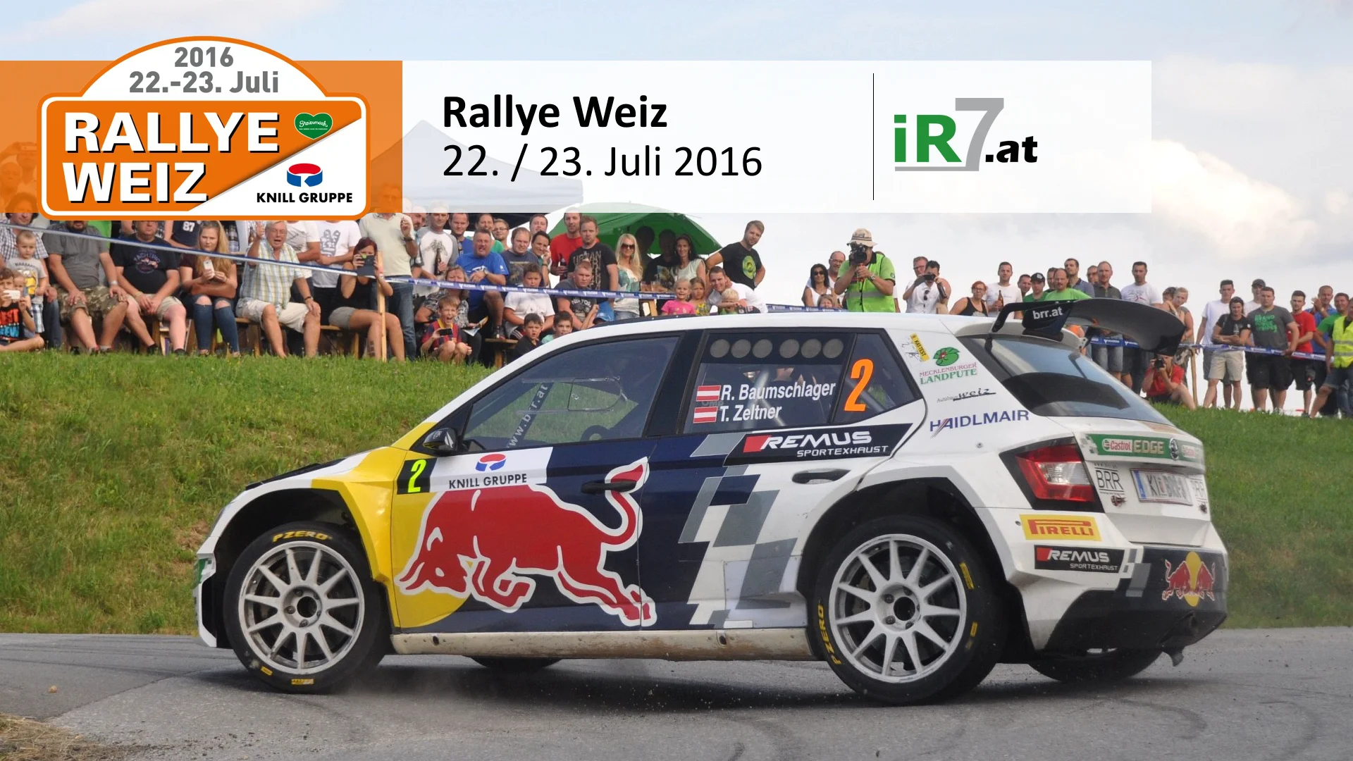 ORM Rallye Weiz 2016 - Raimund Baumschlager / Thomas Zeltner, BRR Skoda Fabia R5