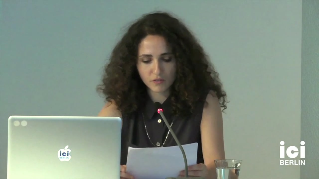 Talk by Rosa Barotsi