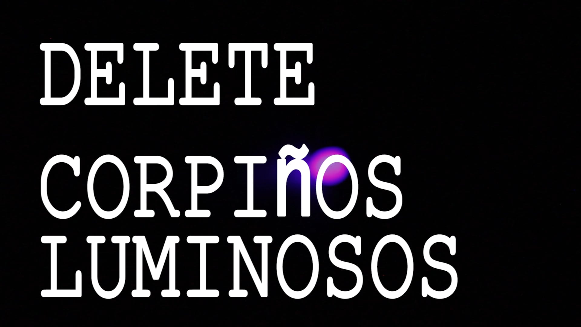 Espacio belgrado: Delete - Corpiños luminosos