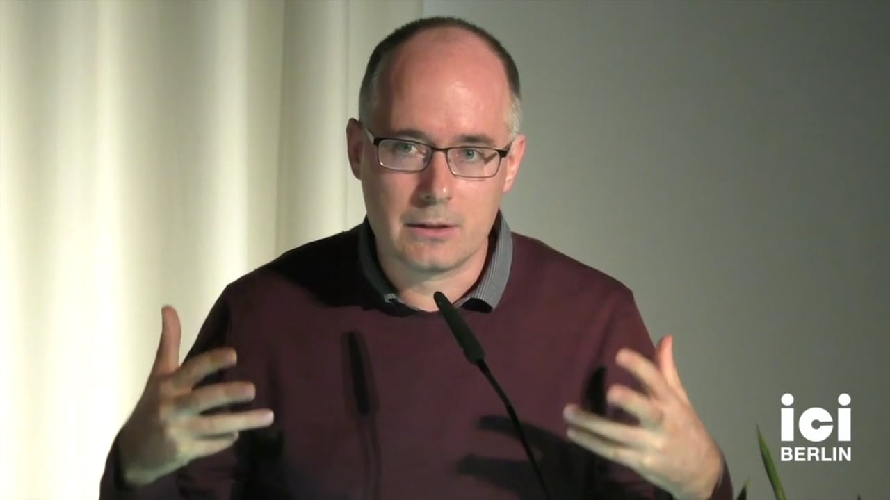 Talk by Antonio Somaini