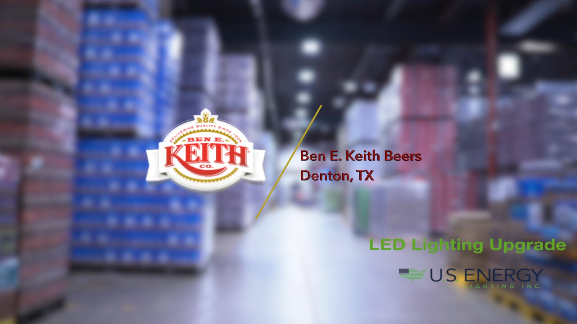 Ben E. Keith Beers- Denton, TX LED LIGHTING UPGRADE by U.S. Energy Lighting Inc.