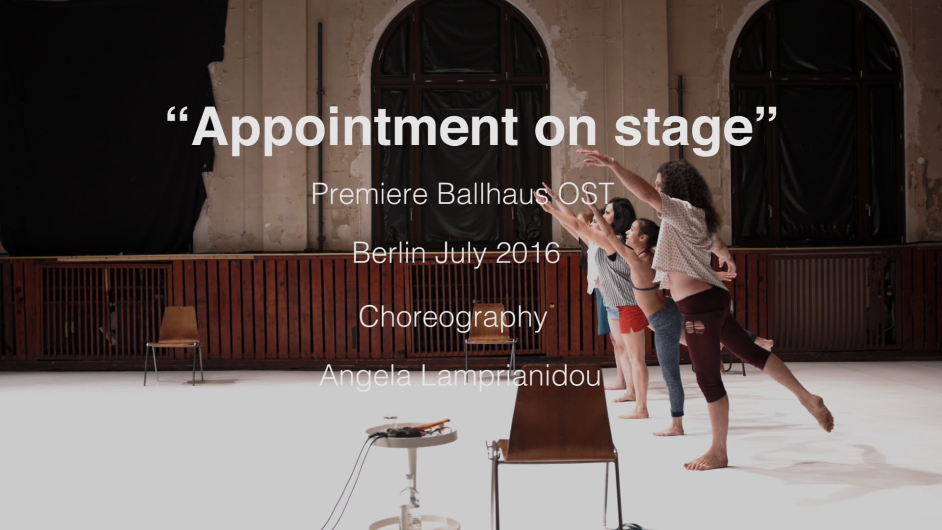 Appointment on Stage Trailer Premiere July 2016