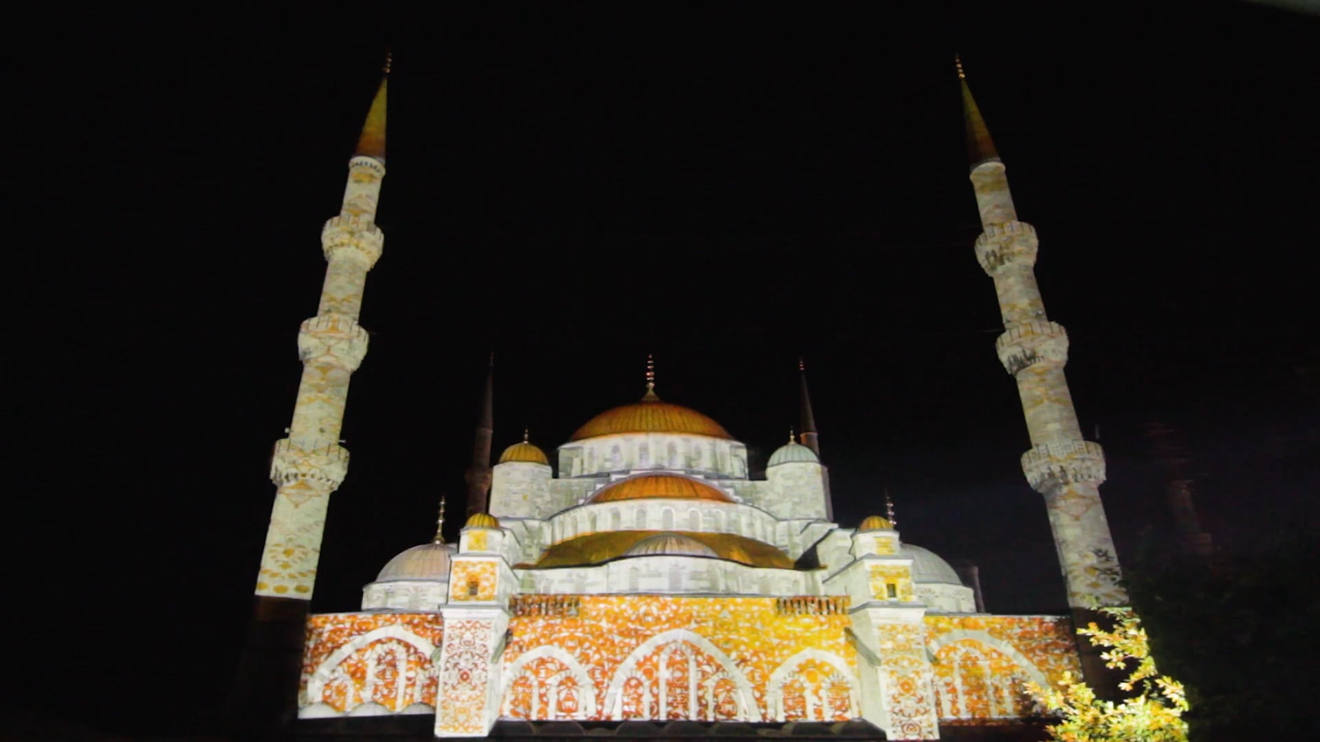 Projection Mapping on the Blue Mosque