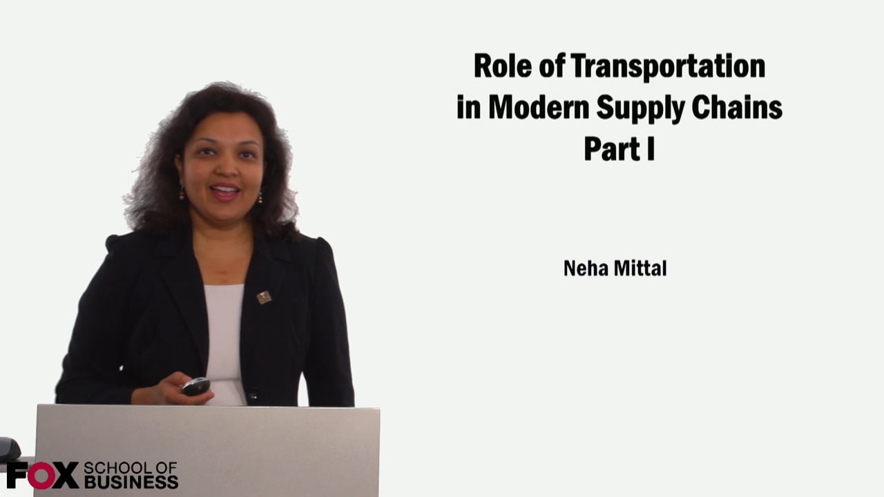 Login to view Role of Transportation in Modern Supply Chains Part 1