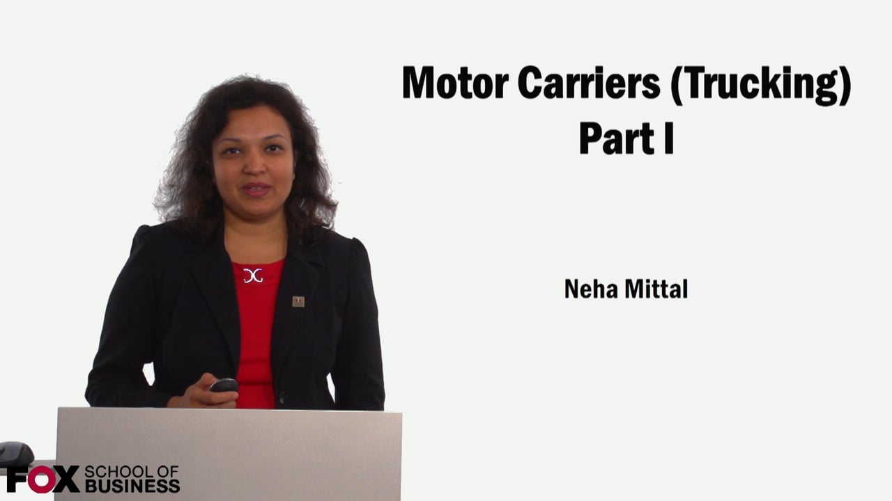 Motor Carriers (Trucking) Part 1