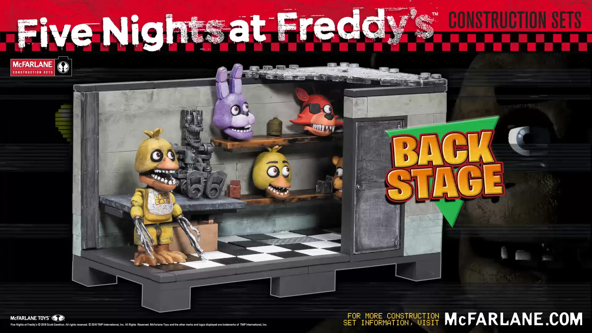 Fnaf outlet mcfarlane backstage