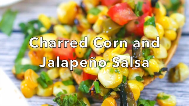 Charred Corn and Jalapeño Salsa